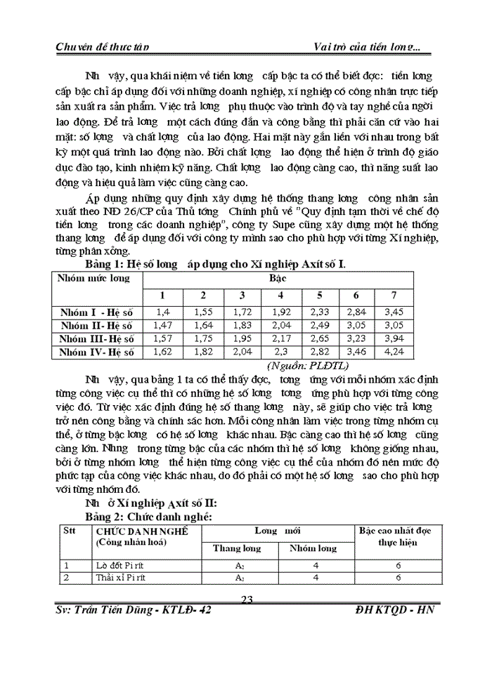 image for page Vai trò của tiền lương trong nâng cao năng xuất lao động tại Công ty Supe phốt phát và hoá chất Lâm Thao
