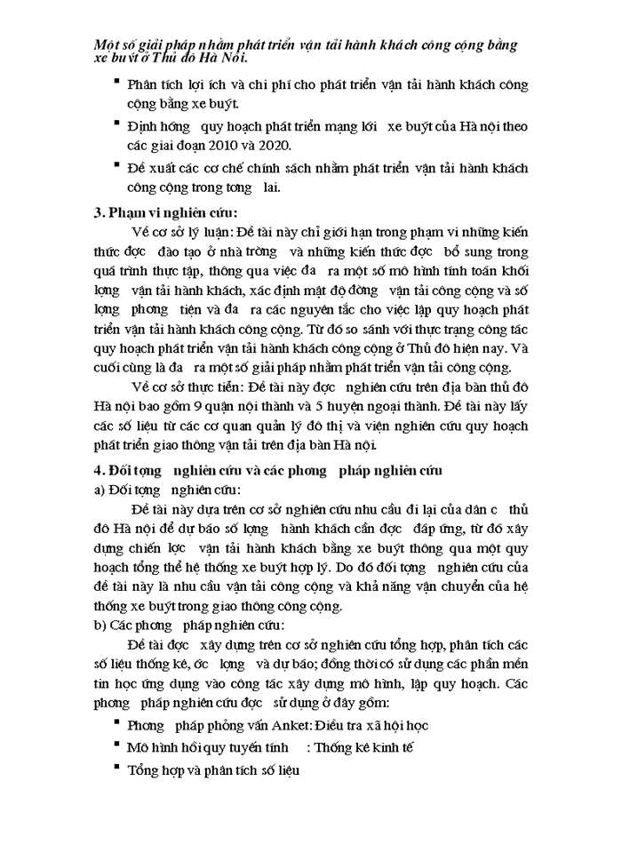 THS Một số Giải pháp nhằm phát triển vận tải hành khách công cộng bằng xe buýt trên địa bàn Hà Nội