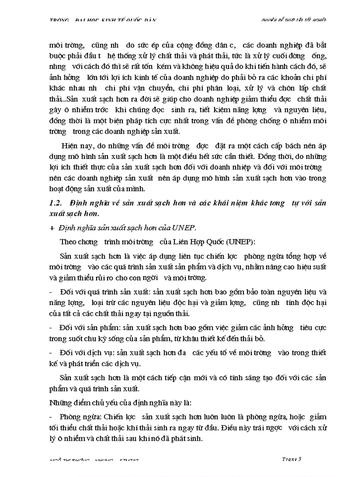 image for page Nghiên cứu áp dụng mô hình sản xuất sạch hơn cho việc giảm thiểu chất thải tại phân xưởng Nhuộm Công ty Dệt 8 3