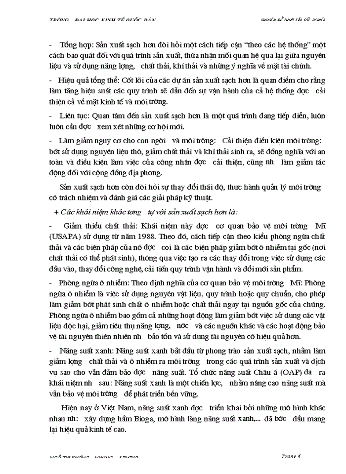 image for page Nghiên cứu áp dụng mô hình sản xuất sạch hơn cho việc giảm thiểu chất thải tại phân xưởng Nhuộm Công ty Dệt 8 3