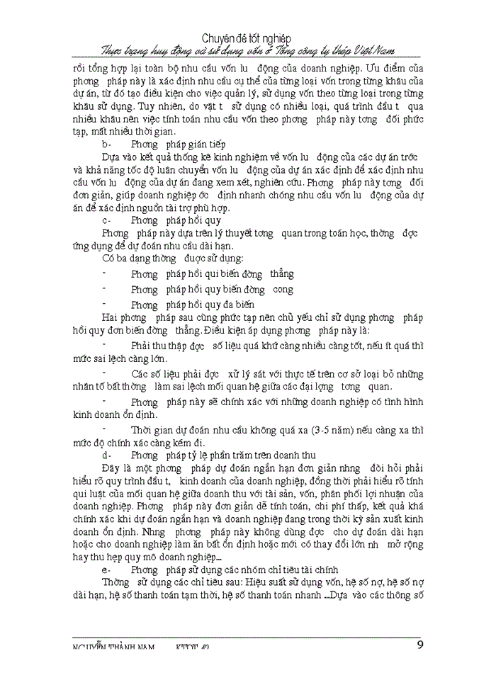 image for page Thực trạng huy động và sử dụng vốn ở Tổng Công ty Thép Việt Nam