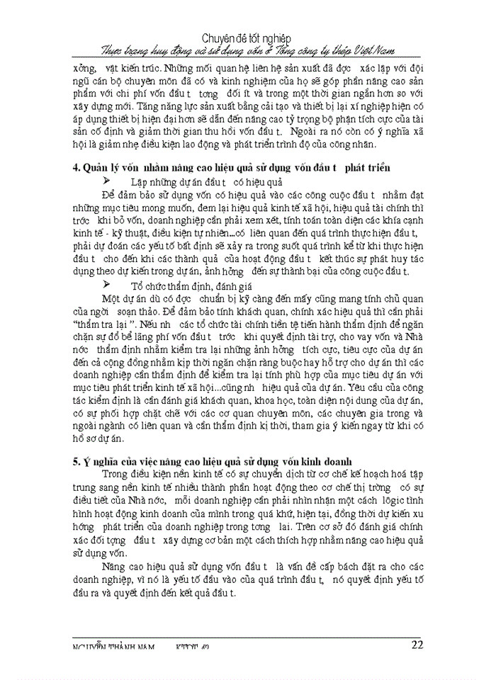 image for page Thực trạng huy động và sử dụng vốn ở Tổng Công ty Thép Việt Nam