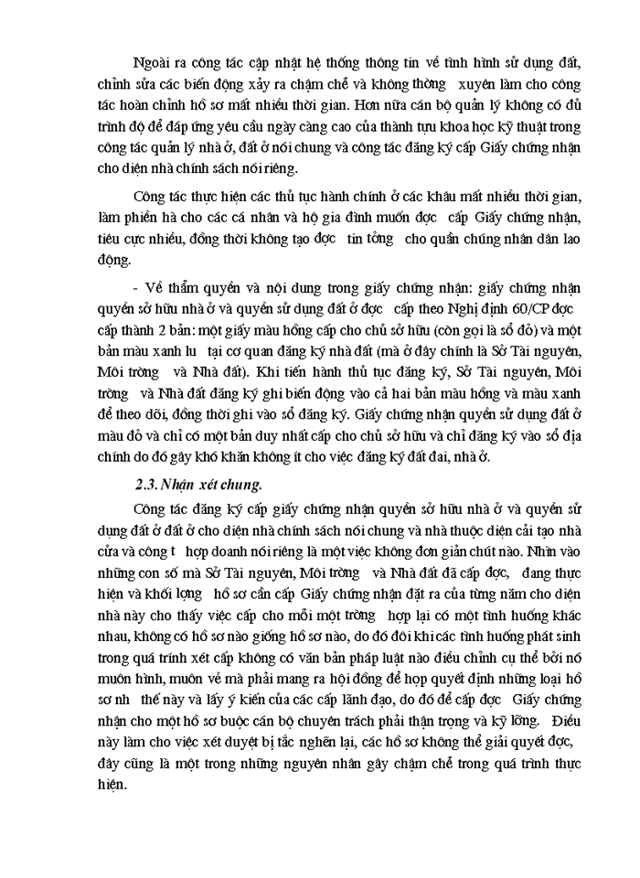 image for page THS Một số Giải pháp nhằm đẩy nhanh tiến độ đăng ký cấp Giấy chứng nhận quyền sở hữu nhà ở và quyền sử dụng đất ở cho nhà thuộc diện Nhà nước quản lý theo chính sách cải tạo nhà cửa và công tư hợp doanh trên địa bàn Thành phố Hà Nội