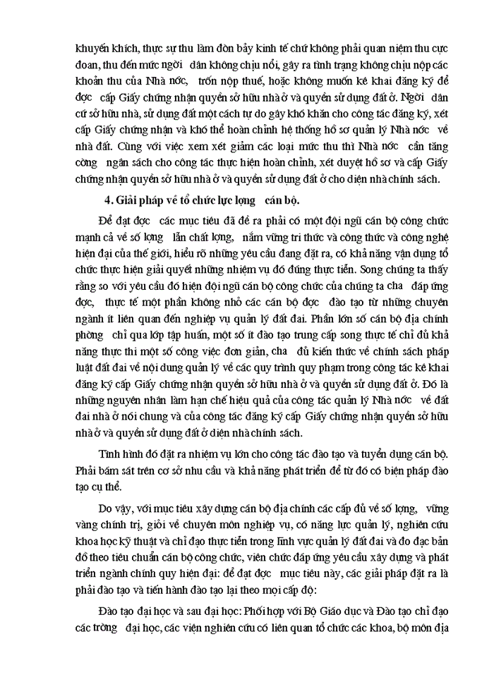 image for page THS Một số Giải pháp nhằm đẩy nhanh tiến độ đăng ký cấp Giấy chứng nhận quyền sở hữu nhà ở và quyền sử dụng đất ở cho nhà thuộc diện Nhà nước quản lý theo chính sách cải tạo nhà cửa và công tư hợp doanh trên địa bàn Thành phố Hà Nội