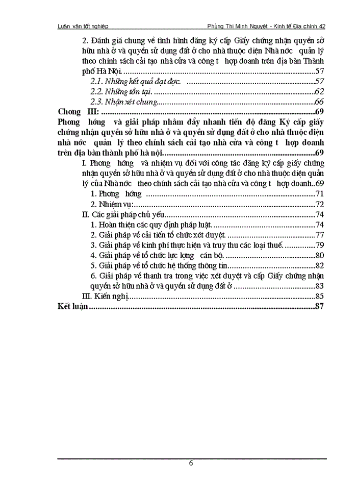 image for page THS Một số Giải pháp nhằm đẩy nhanh tiến độ đăng ký cấp Giấy chứng nhận quyền sở hữu nhà ở và quyền sử dụng đất ở cho nhà thuộc diện Nhà nước quản lý theo chính sách cải tạo nhà cửa và công tư hợp doanh trên địa bàn Thành phố Hà Nội