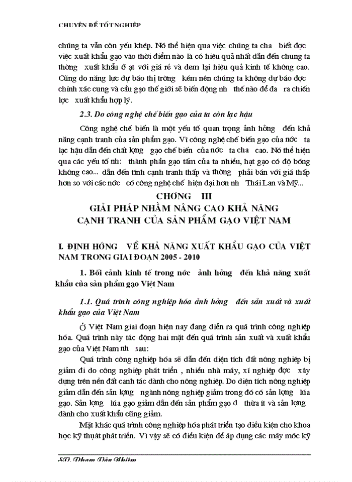 image for page Các Giải pháp nhằm nâng cao khả năng cạnh tranh của sản phẩm gạo Việt Nam
