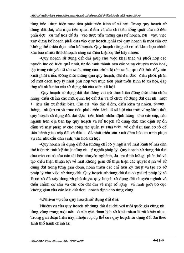 image for page Một số Giải pháp thực hiện quy hoạch sử dụng đất ở Nghệ An đến năm 2010