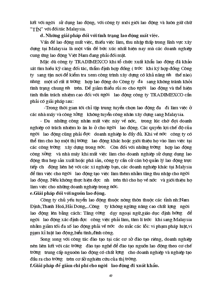 image for page Một số Giải pháp thúc đẩy Xuất khẩu lao động của Công ty Thương mại -dịch vụ và Xuất nhập khẩu Hải Phòng sang Malaysia