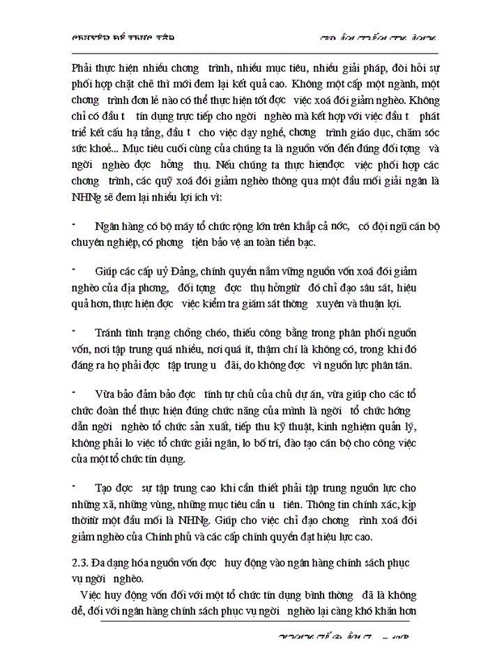 image for page THS Thực trạng sử dụng vốn đầu tư trong nước cho chương trình xoá đói giảm nghèo thời gian qua