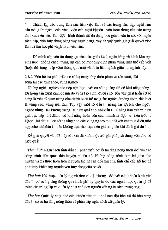 image for page THS Thực trạng sử dụng vốn đầu tư trong nước cho chương trình xoá đói giảm nghèo thời gian qua