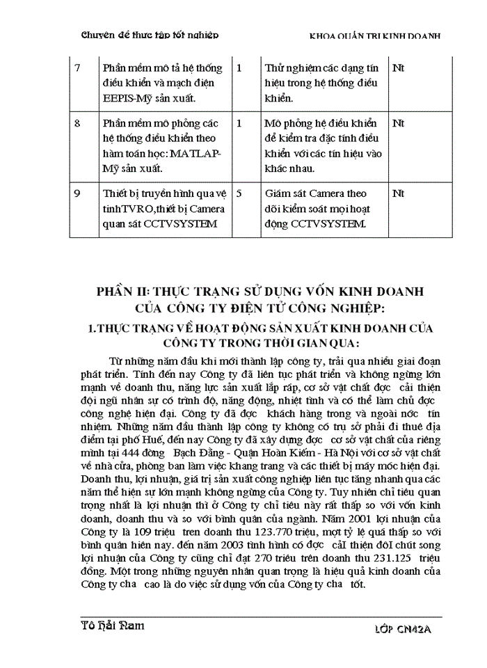 image for page Giải pháp nhằm nâng cao hiệu quả sử dụng vốn Kinh doanh ở Công ty Điện tử Công nghiệp