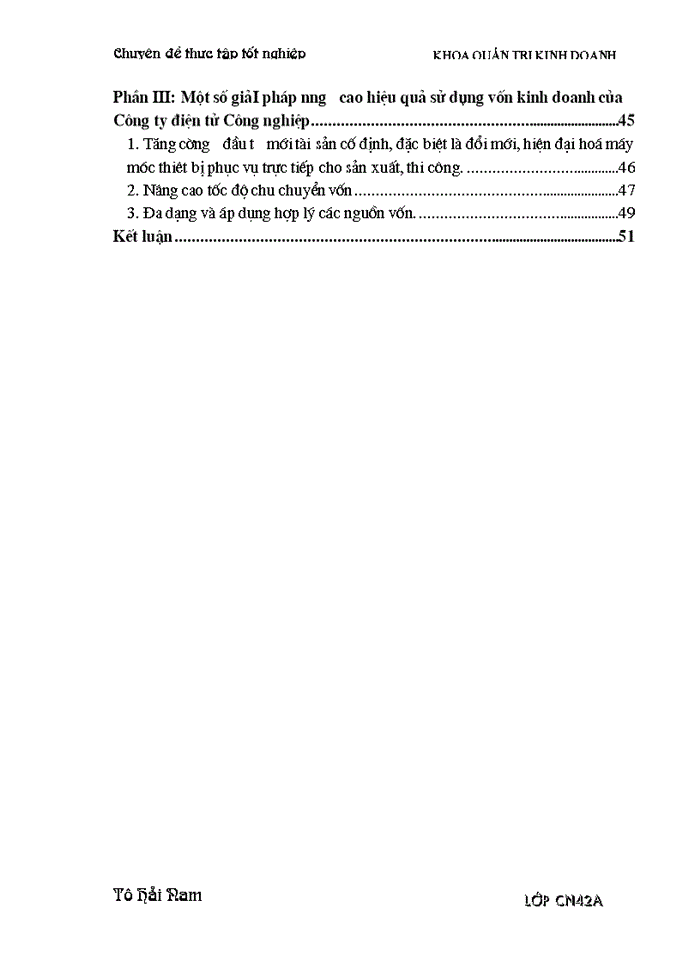 image for page Giải pháp nhằm nâng cao hiệu quả sử dụng vốn Kinh doanh ở Công ty Điện tử Công nghiệp