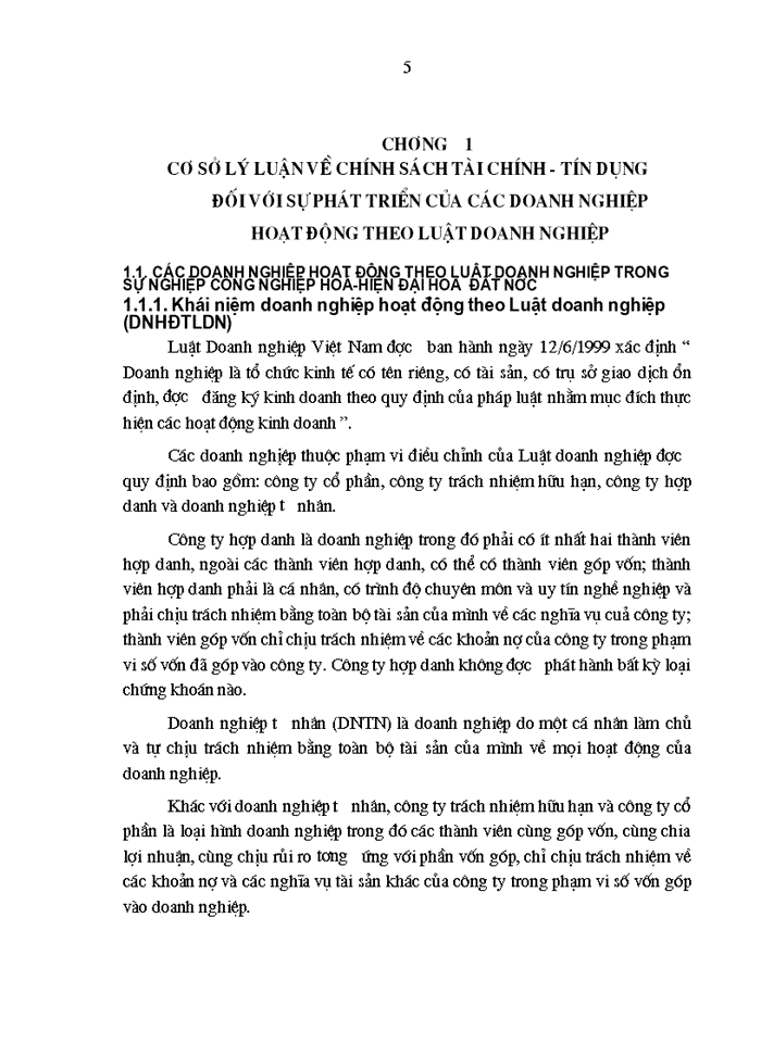 image for page Hoàn thiện chính sách tài chính tín dụng nhằm thúc đẩy sự phát triển của các Doanh nghiệp hoạt