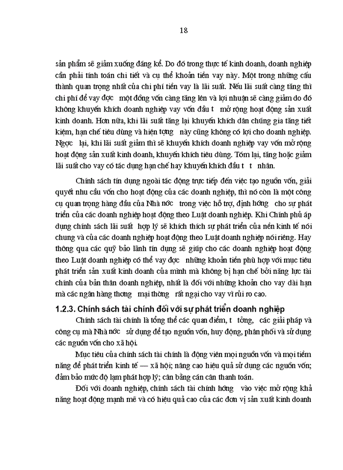 image for page Hoàn thiện chính sách tài chính tín dụng nhằm thúc đẩy sự phát triển của các Doanh nghiệp hoạt