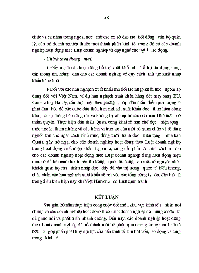 image for page Hoàn thiện chính sách tài chính tín dụng nhằm thúc đẩy sự phát triển của các Doanh nghiệp hoạt