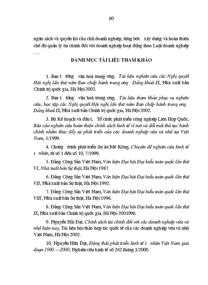 image for page Hoàn thiện chính sách tài chính tín dụng nhằm thúc đẩy sự phát triển của các Doanh nghiệp hoạt