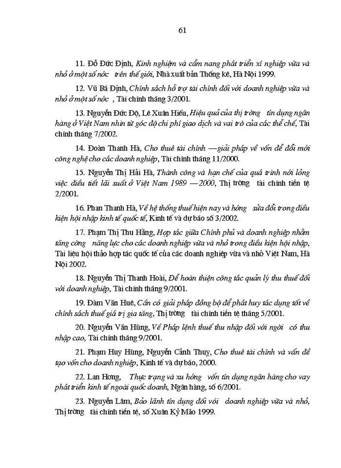 image for page Hoàn thiện chính sách tài chính tín dụng nhằm thúc đẩy sự phát triển của các Doanh nghiệp hoạt