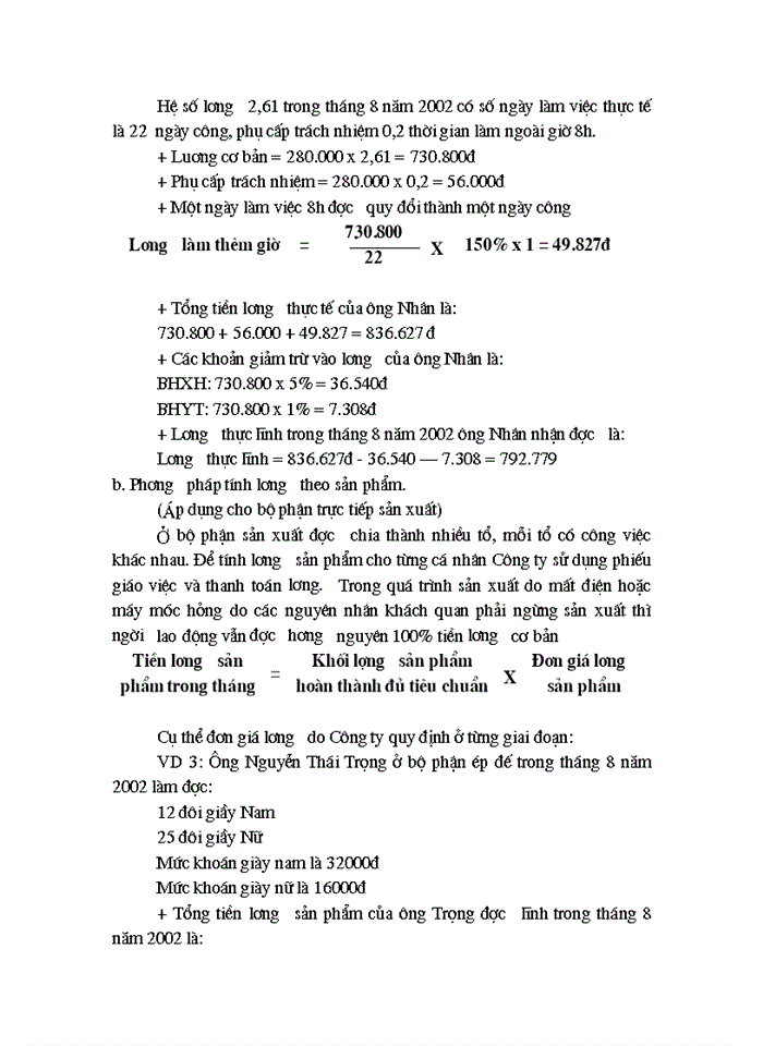 image for page Tổ chức Kế toán tiền lương và các khoản trích theo lương tại Công ty Da giày Hà Nội