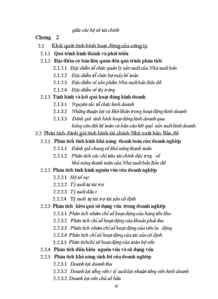 image for page Phân tích thực trạng tình hình tài chính tại Nhà xuất bản Bản đồ