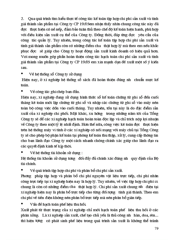 image for page Tổ chức công tác Kế toán tập hợp Chi phí sản xuất và tính Giá thành sản phẩm ở Công ty Cổ Phần 19-5 Đoan Hùng Phú Thọ