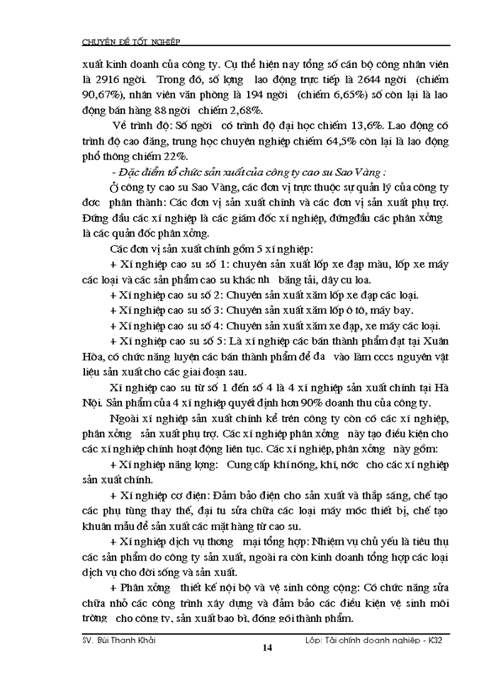 image for page Giải pháp nhằm nâng cao hiệu quả sử dụng Vốn cố định ở tại Công ty cao su Sao Vàng