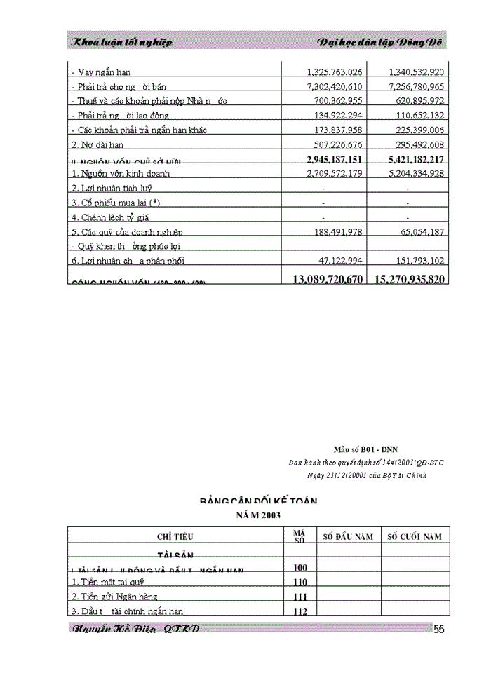 image for page Một số vấn đề phân tích hoạt động tài chính và nâng cao hiệu quả Sản xuất Kinh doanh ở Công ty Trách nhiệm Hữu hạn - Thương mại SANA