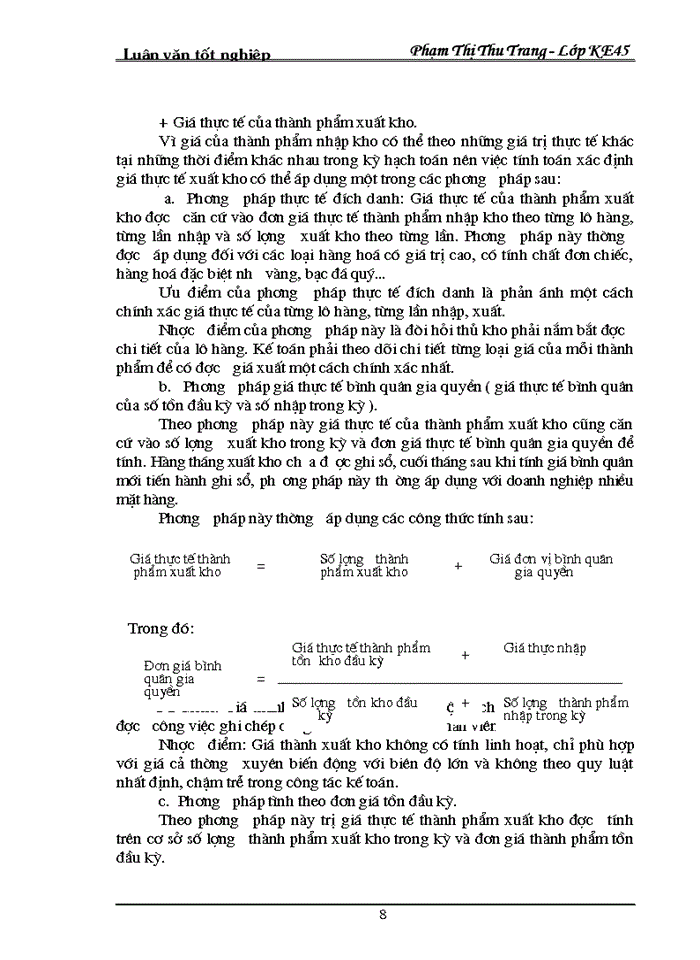 image for page Hạch toán thành phẩm và Tiêu thụ Thành phẩm tại xí nghiệp Dược phẩm 120 Bộ Quốc Phòng