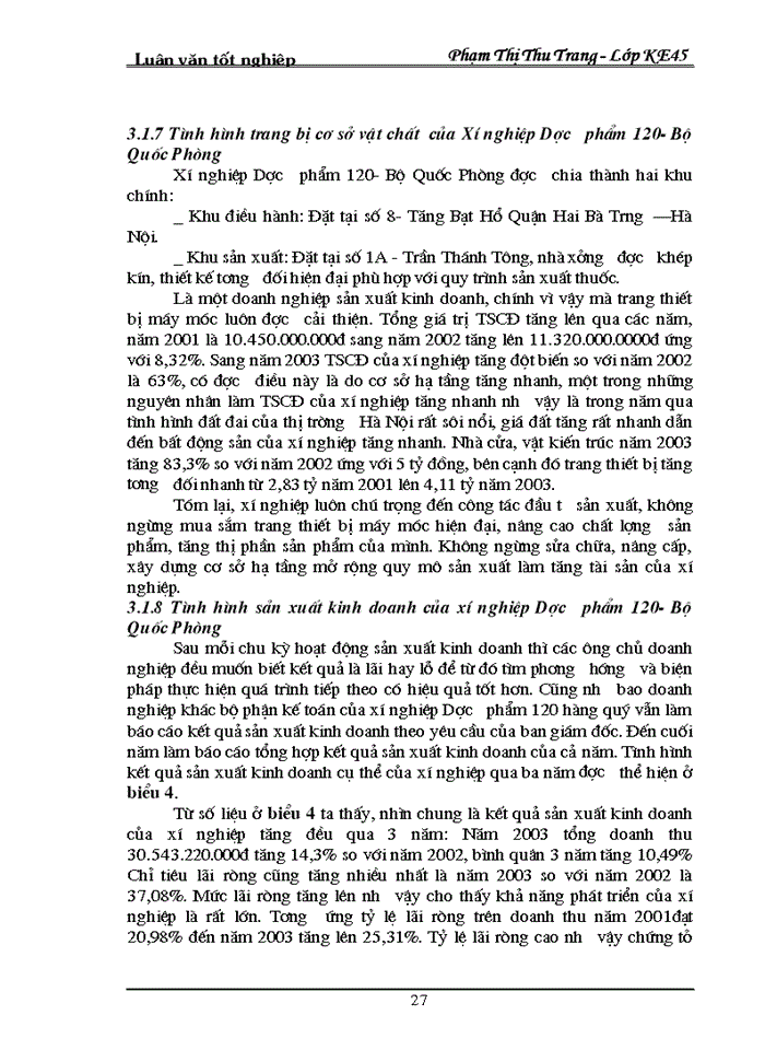 image for page Hạch toán thành phẩm và Tiêu thụ Thành phẩm tại xí nghiệp Dược phẩm 120 Bộ Quốc Phòng