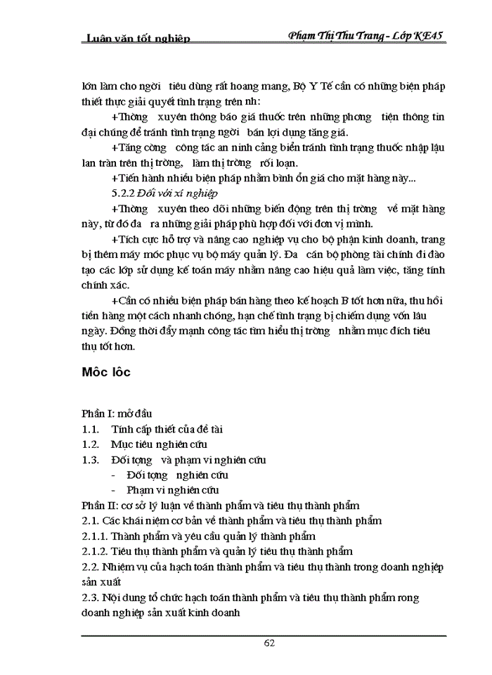 image for page Hạch toán thành phẩm và Tiêu thụ Thành phẩm tại xí nghiệp Dược phẩm 120 Bộ Quốc Phòng