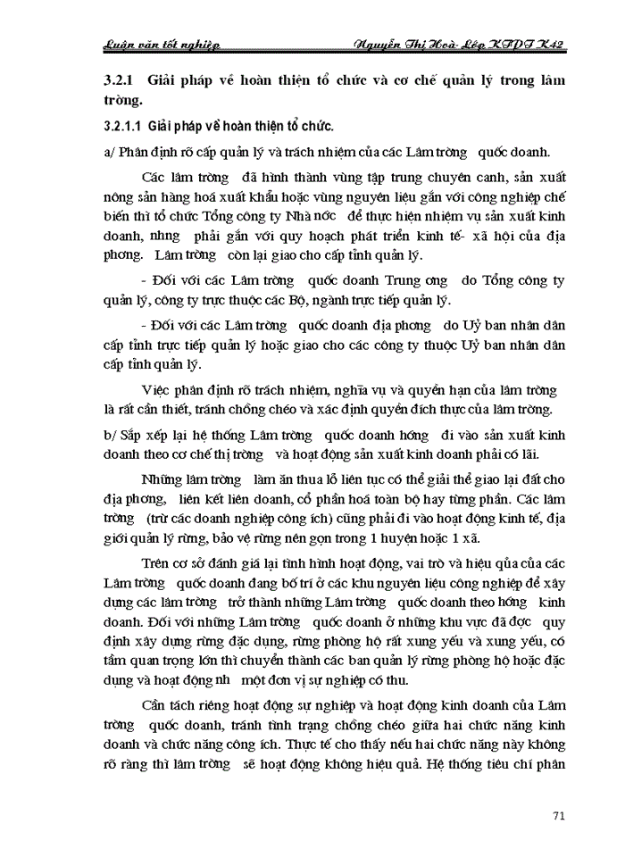 image for page Thực trạng và những Giải pháp chủ yếu nhằm hoàn thiện cơ chế chính sách đối với các Lâm trường quốc doanh trong giai đoạn đến 2010