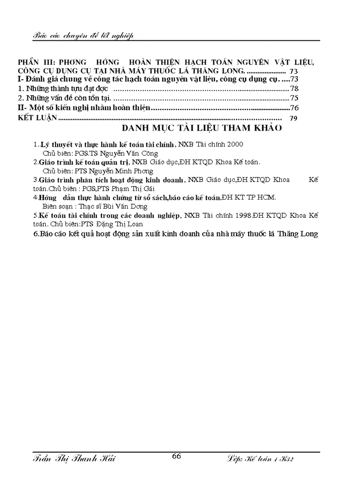 image for page Hoàn thiện hạch toán Nguyên vật liệu Công cụ dụng cụ và phương hướng nâng cao hiệu quả sử dụng Nguyên vật liệu Công cụ dụng cụ tại nhà máy thuốc lá Thăng Long