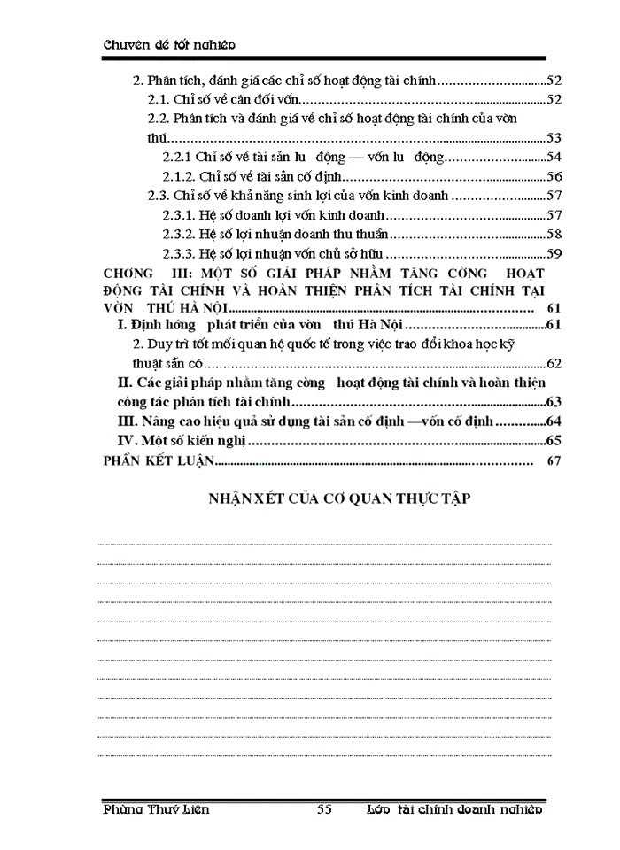image for page Hoạt động tài chính và phân tích hoạt động tài chính của Doanh nghiệp