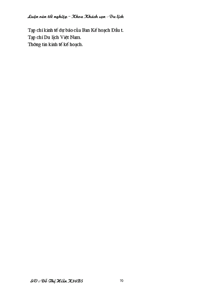 image for page Một số đề xuất nhằm hoàn thiện công tác kế hoạch hoá Giải pháp và đề Kinh doanh tại khách sạn Hoà Bình