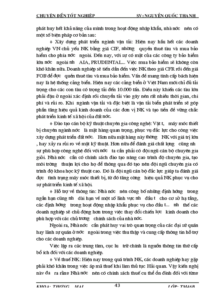 image for page Hoàn thiện hoạt động Nhập khẩu máy móc thiết bị tại Tổng Công ty đầu tư Xây dựng cấp thoát nước và môi trường Việt Nam VIWASEEN