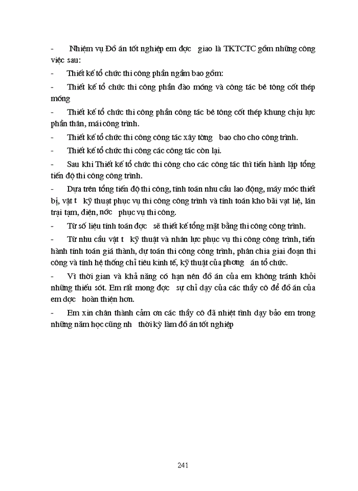 image for page Đồ án tổ chức thi công trong thi công công trình Xây dựng