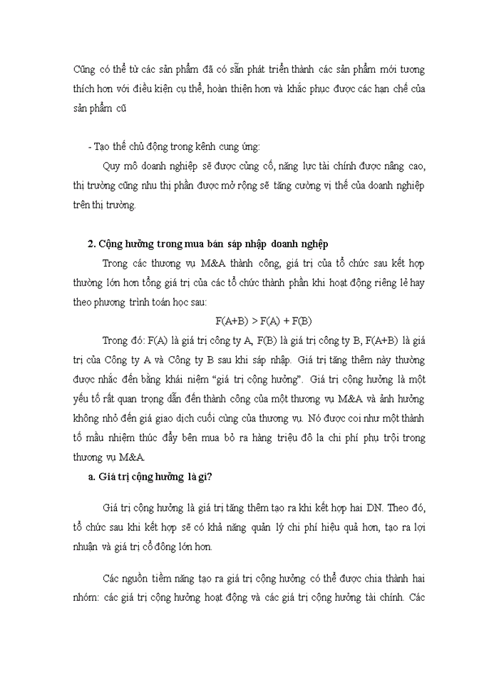 image for page Tìm hiểu dưới giác độ tài chính quy trình mua bán sáp nhập Doanh nghiệp