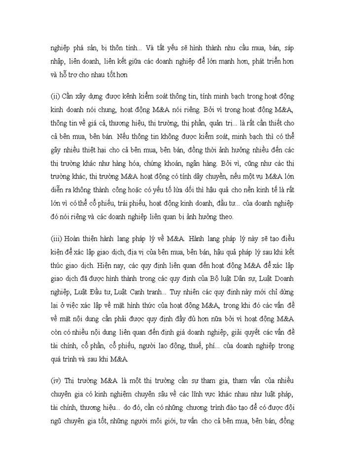 image for page Tìm hiểu dưới giác độ tài chính quy trình mua bán sáp nhập Doanh nghiệp