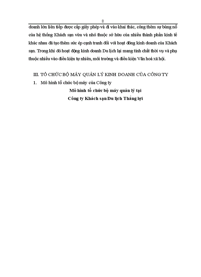 image for page Thực trạng và Giải pháp hoàn thiện Kế toán Chi phí sản xuất và giá thành hoạt động Kinh doanhdịch vụ buồng ngủ tại Công ty Khách sạn Du lịch Thắng Lợi