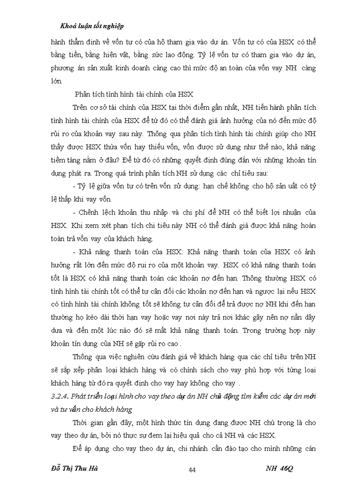 image for page Nâng cao chất lượng tín dụng đối với HSản xuất tại chi nhánh Ngân hàng nông nghiệp và Phát triển nông thôn huyện Thiệu Hoá - tỉnh Thanh Hoá