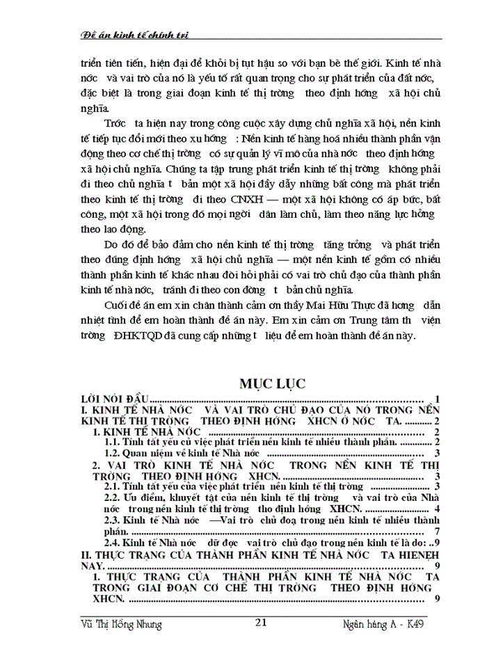 image for page Kinh tế Nhà nước và vai trò của kinh tế Nhà nước trong nền Kinh tế Thị trường định hướng Xã hội Chủ nghĩa ở nước ta