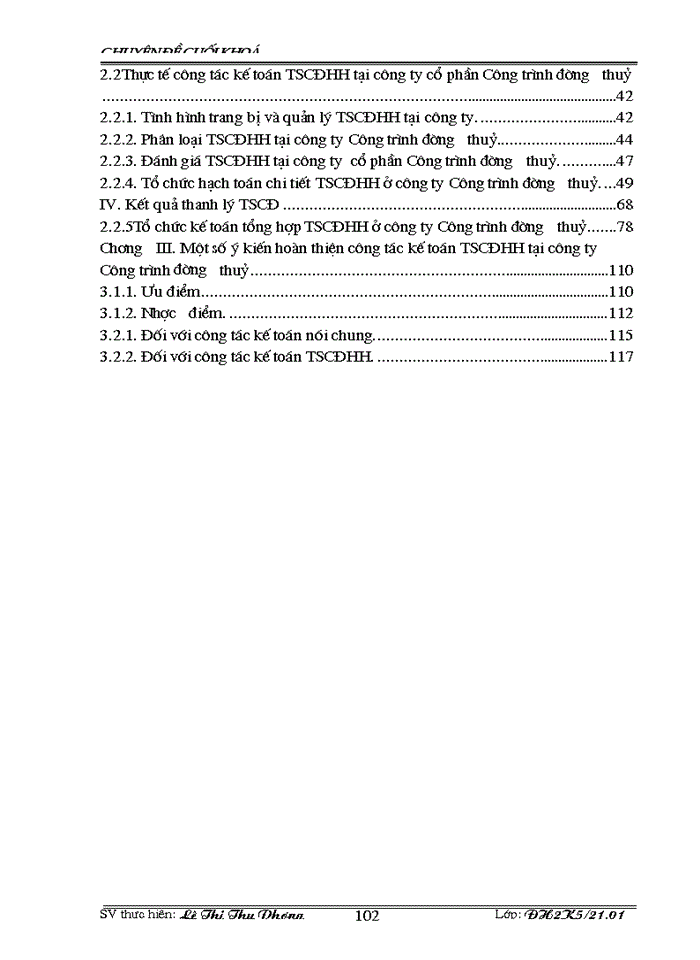 image for page THS Hoàn thiện công tác Kế toán Tài sản cố định Hữu hình tại Công ty Cổ phần Công trình đường thuỷ