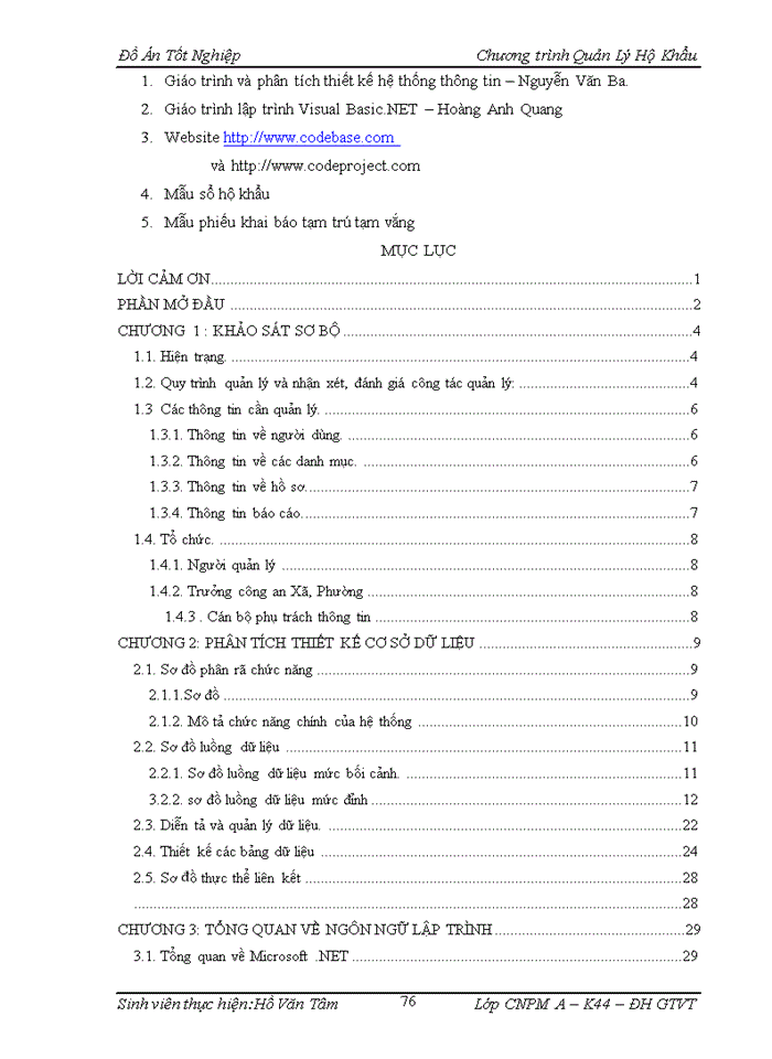 image for page Phân tích thiết kế cơ sở dữ liệu