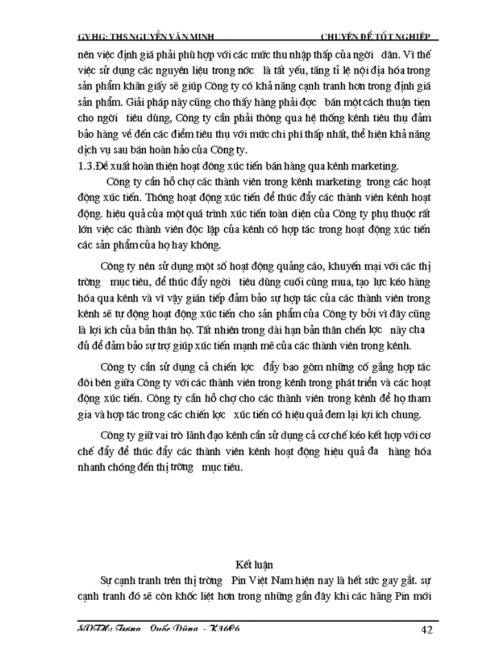 image for page Tổ chức kênh phân phối sản phẩm pin HIWATT tại Công ty Trách nhiệm Hữu hạn Thương mại dịch vụ Thăng Long Mới