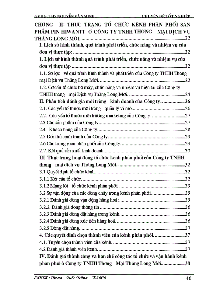 image for page Tổ chức kênh phân phối sản phẩm pin HIWATT tại Công ty Trách nhiệm Hữu hạn Thương mại dịch vụ Thăng Long Mới