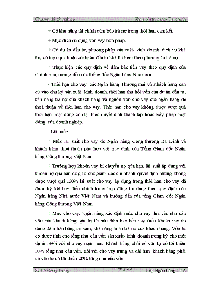 image for page Giải pháp mở rộng cho vay đối với các Doanh nghiệp Vừa và nhỏ tại chi nhánh Ngân hàng Công thương Ba Đình