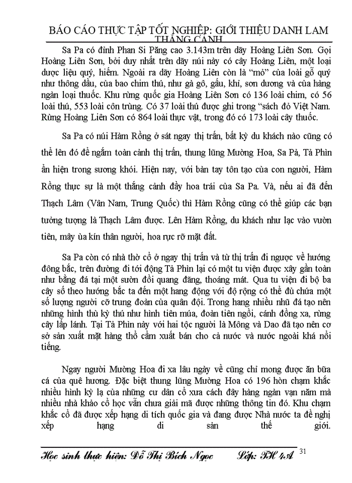 image for page Xây dựng Web site Giới thiệu về danh lam thắng cảnh Sa Pa