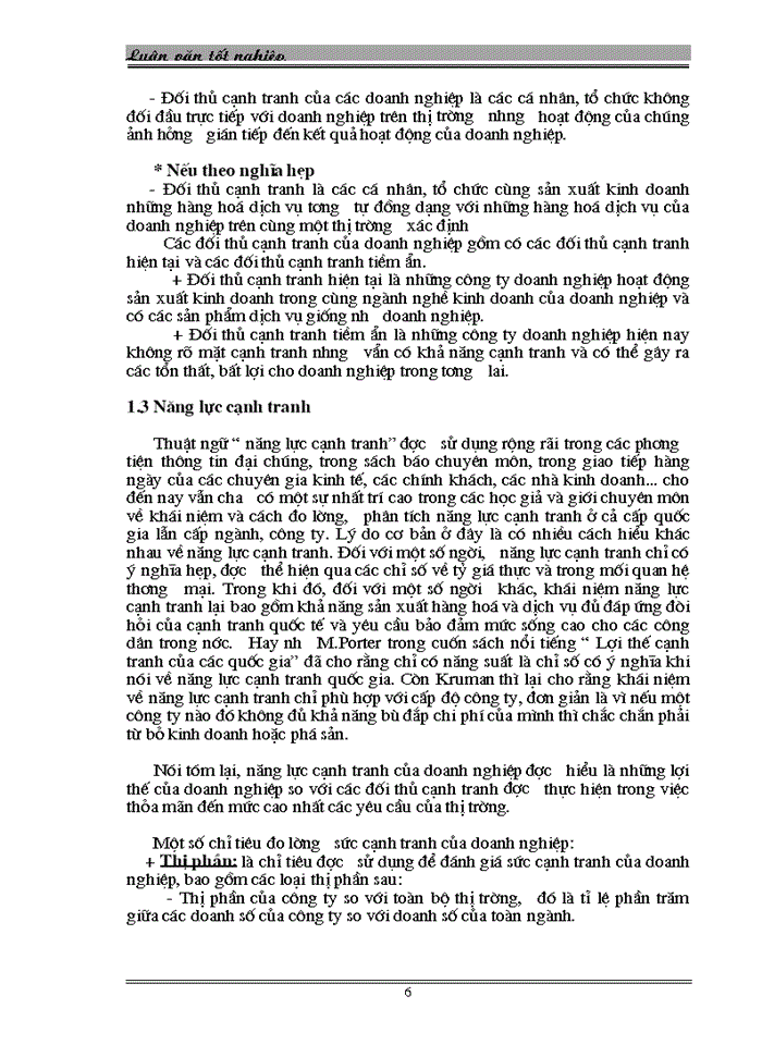THS Một số Giải pháp nhằm góp phần nâng cao khả năng cạnh tranh của Công ty Cơ khí Hà Nội
