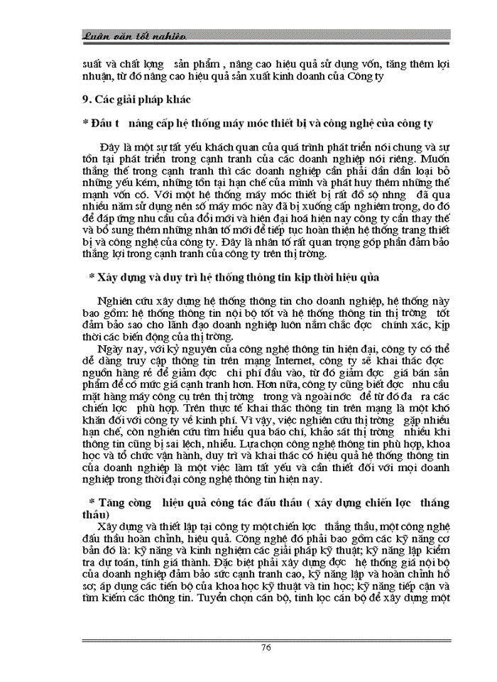 image for page THS Một số Giải pháp nhằm góp phần nâng cao khả năng cạnh tranh của Công ty Cơ khí Hà Nội