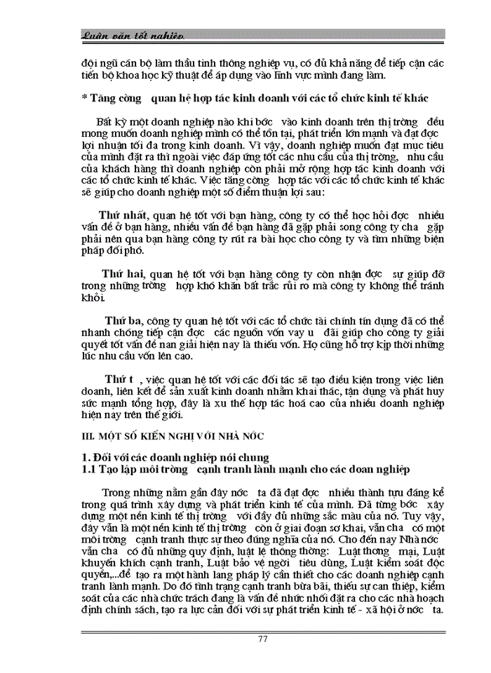 image for page THS Một số Giải pháp nhằm góp phần nâng cao khả năng cạnh tranh của Công ty Cơ khí Hà Nội