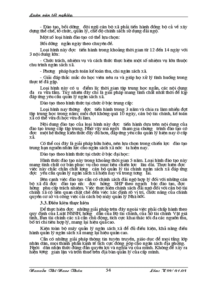 image for page Một số Giải pháp nhằm tăng cường công tác quản lý ngân sách xã trên địa bàn thị xã Hà Đông tỉnh Hà Tây